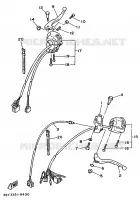STUURSCHAKELAAR / HEVEL   HIGH STUUR voor Yamaha XV535 (UP) 1996
