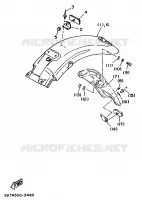 OPTIONELE ONDERDELEN   CHASSIS   FOR ITALY voor Yamaha XV535 (UP) 1996
