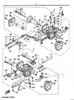 CARBURATEUR  voor Yamaha XV535 (UP) 1996