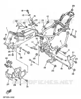 FRAME voor Yamaha XV535H 1989