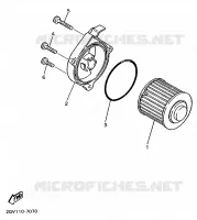 OLIEFILTER voor Yamaha XV535H 1989