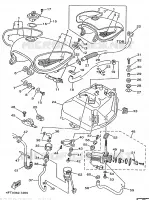 BENZINE TANK voor Yamaha XV535S 1997