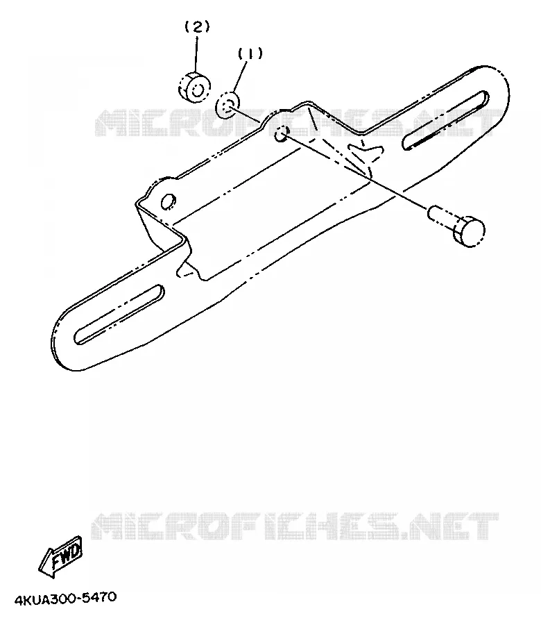 ALTERNATIEF ACHTERLICHT - FOR ITALY Yamaha MOTO 535 1997 VIRAGO  XV535S