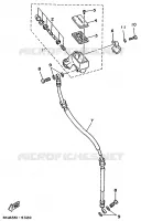 POMP VOOR   FLAT STUUR voor Yamaha XV535S (FLAT) 1996