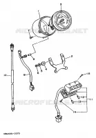 TELLERSET voor Yamaha XV535S (FLAT) 1996