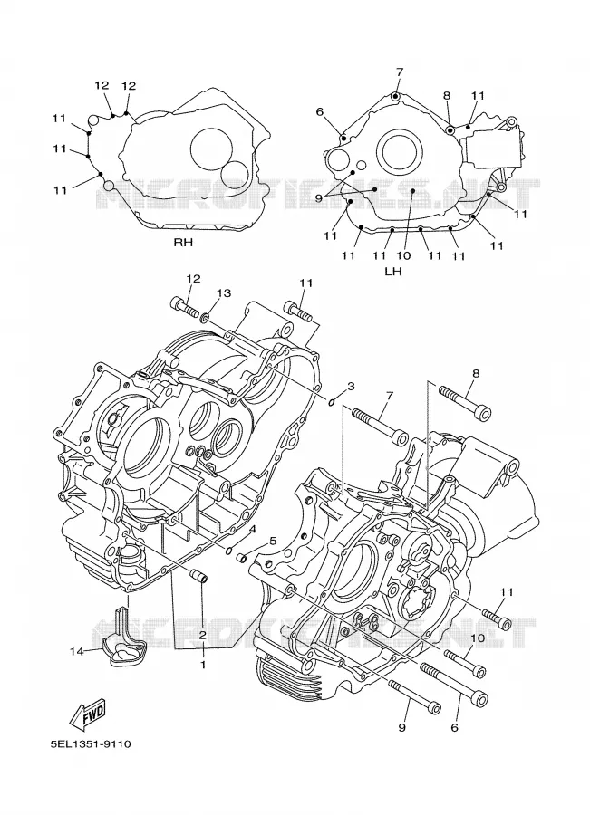 CARTERDELEN Yamaha MOTO 1100 2000 DRAGSTAR  XVS1100