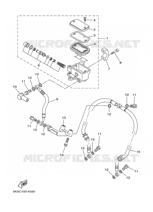 POMP VOOR Yamaha MOTO 1100 2003 DRAGSTAR  XVS1100A