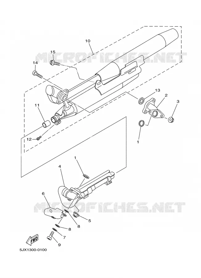 UITLAAT Yamaha MOTO 125 2000 DRAGSTAR  XVS125