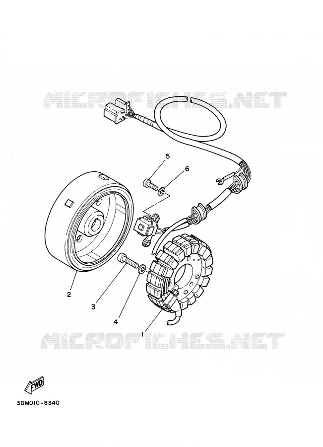 DYNAMO Yamaha MOTO 125 2002 DRAGSTAR  XVS125