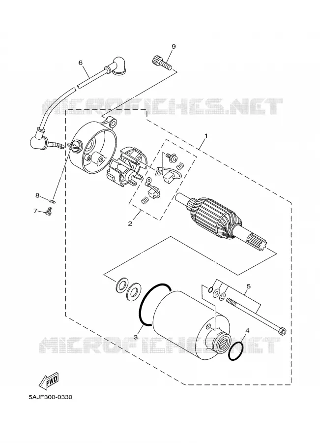 STARTMOTOR Yamaha MOTO 125 2004 DRAGSTAR  XVS125