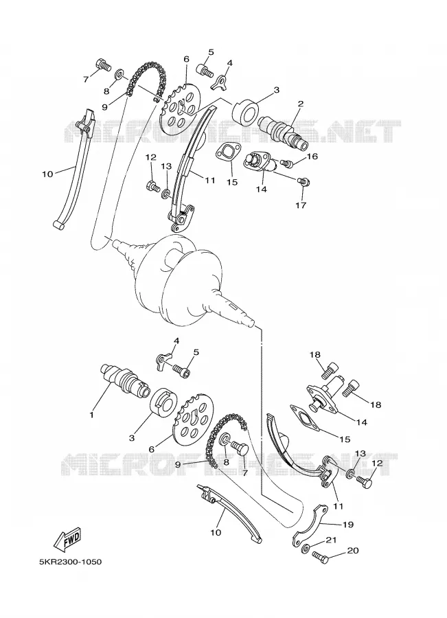 NOKKENAS / KETTING Yamaha MOTO 250 2001 DRAGSTAR  XVS250