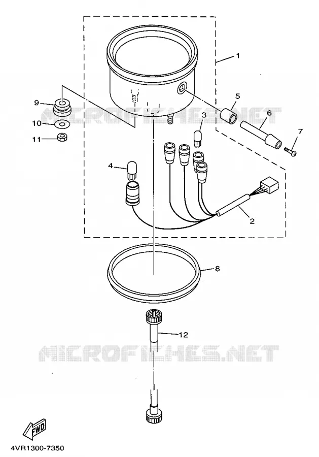 TELLERSET Yamaha MOTO 650 1997 DRAGSTAR  XVS650