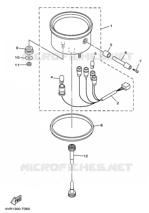 TELLERSET Yamaha MOTO 650 1997 DRAGSTAR  XVS650