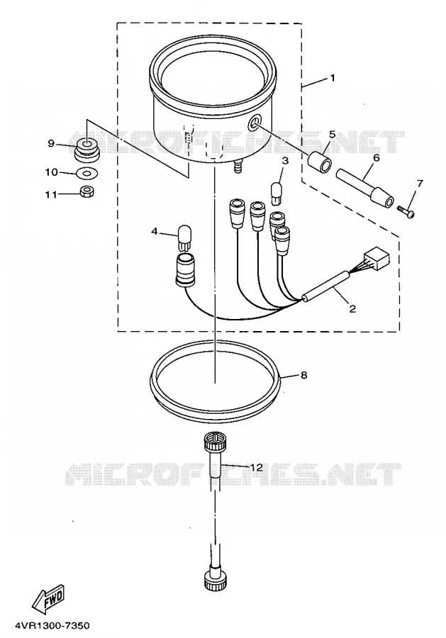 TELLERSET Yamaha MOTO 650 1997 DRAGSTAR  XVS650