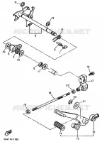 SCHAKEL STANG / PEDAAL voor Yamaha XVS650 1998