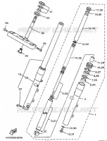 VOORVORK voor Yamaha XVS650 1998