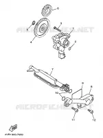 OLIEPOMP voor Yamaha XVS650 1998