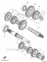 TRANSMISSIE voor Yamaha XVS650 1998