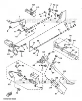 STANDAARD / VOETSTEUN voor Yamaha XVS650 1998
