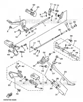 STANDAARD / VOETSTEUN voor Yamaha XVS650 1998