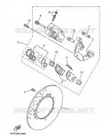 REMKLAUW VOOR voor Yamaha XVS650 1999