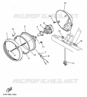 KOPLAMP voor Yamaha XVS650 1999