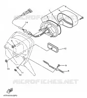 ACHTERLICHT voor Yamaha XVS650 1999