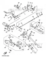 STANDAARD / VOETSTEUN voor Yamaha XVS650 1999