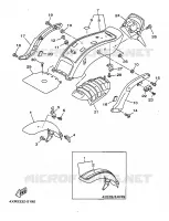 SPATBORD voor Yamaha XVS650 1999