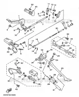 STANDAARD / VOETSTEUN voor Yamaha XVS650 1999