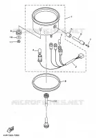TELLERSET voor Yamaha XVS650 1999