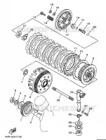 STARTMOTOR KOPPELINGS voor Yamaha XVS650 1999