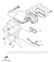 ACHTERLICHT voor Yamaha XVS650 1999