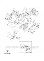 SPATBORD voor Yamaha XVS650 1999