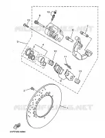 REMKLAUW VOOR voor Yamaha XVS650 1999