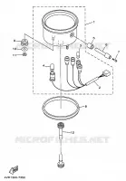 TELLERSET voor Yamaha XVS650 1999