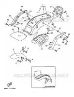 SPATBORD voor Yamaha XVS650 1999