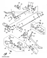 STANDAARD / VOETSTEUN voor Yamaha XVS650 1999