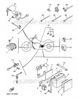 ELECTRISCH 1 voor Yamaha XVS650 1999