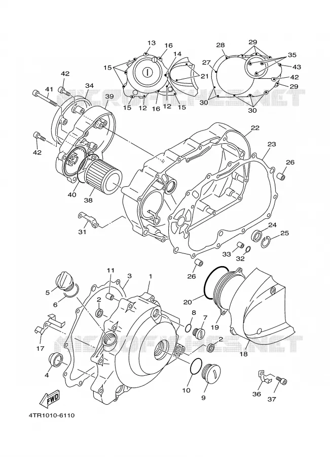 DEKSEL - MOTOR 1 Yamaha MOTO 650 2001 DRAGSTAR  XVS650