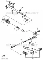 SCHAKEL STANG / PEDAAL voor Yamaha DRAGSTAR 650 CLASSIC 1999