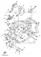 FRAME voor Yamaha DRAGSTAR 650 CLASSIC 1999