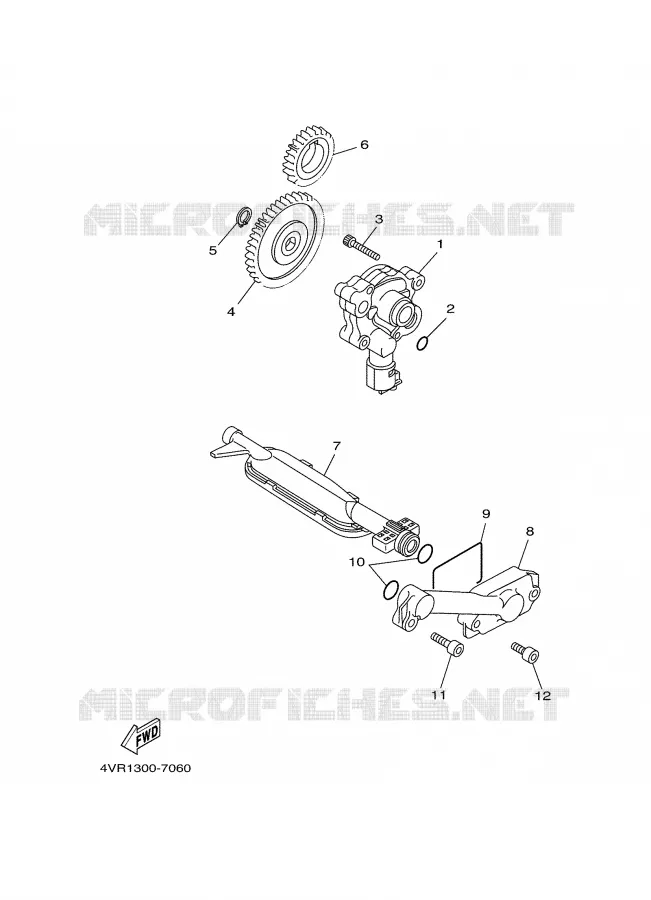 OLIEPOMP Yamaha MOTO 650 2002 DRAGSTAR  XVS650A