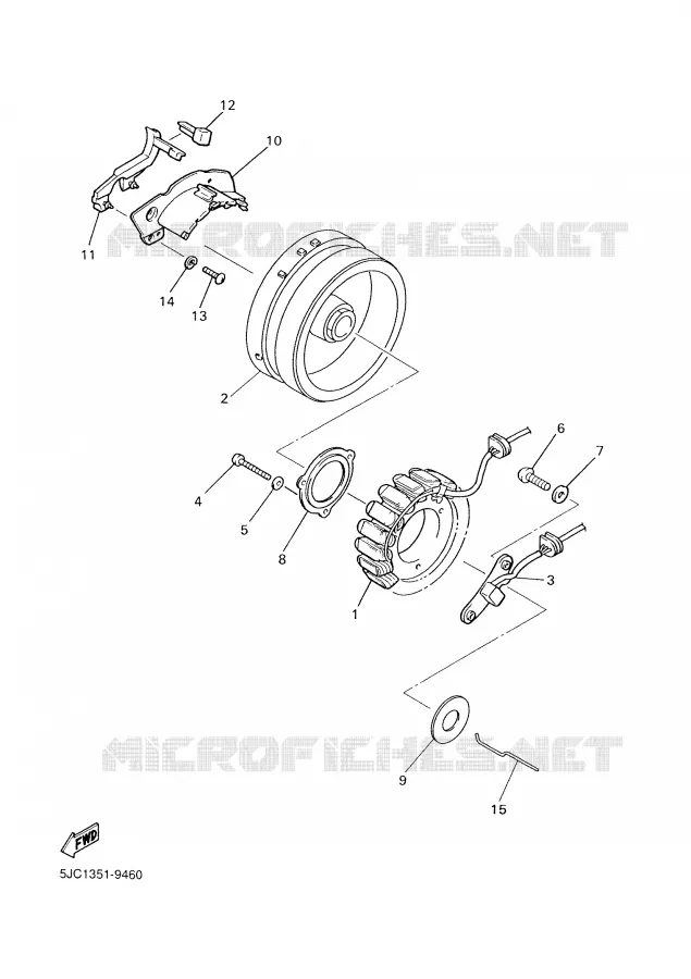DYNAMO Yamaha MOTO 1300 1999 ROYALSTAR  XVZ13TF