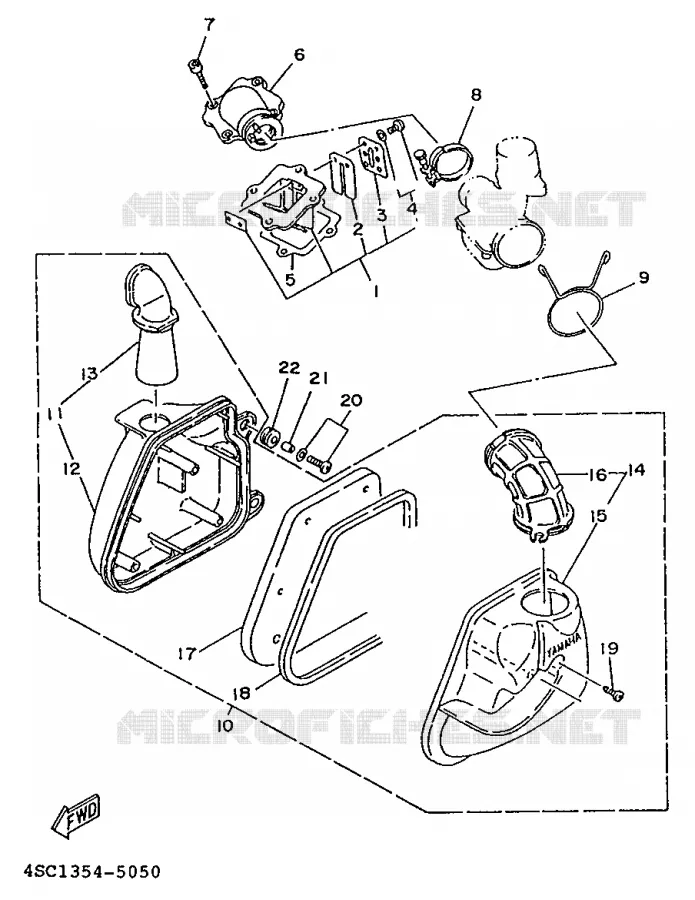 INLAAT Yamaha SCOOTER 50 1995 YA  YA50ZA