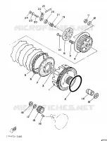 STARTMOTOR KOPPELINGS voor Yamaha YB100 1987