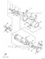 SCHAKELWALS voor Yamaha YB100 1987