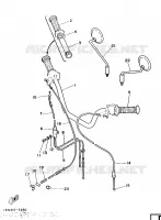 STUUR / KABEL voor Yamaha YB100 1987