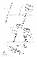 TELLERSET voor Yamaha YB100 1987