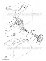 OLIEPOMP voor Yamaha YB100 1987